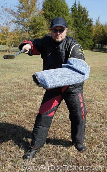 Jeffrey wearing our New Revolutionary 2023 Bite Protection Sleeve - X-Sleeve - PS200