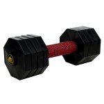 ‘Trainer’s Treasure’ Quality Wooden Dumbbell with Protective Cover 2000 g (2 kg)