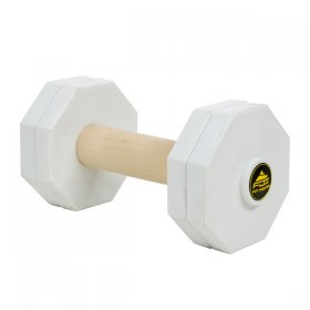 'Extreme Training' Wooden Dog Dumbbell with Plastic Removable Plates for Schutzhund Training II 1 kg (1000 gr)