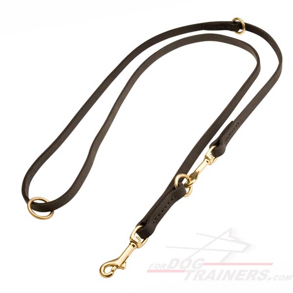 Multipurpose Leather Dog Leash