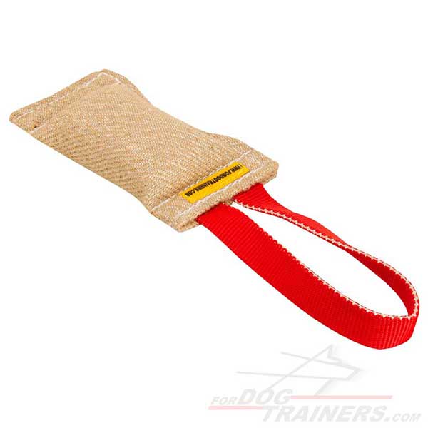 Strong Jute Dog Bite Tag Training Toy