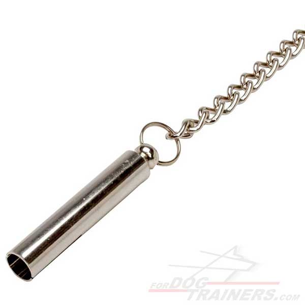 Ultrasound Chrome Dog Whistle with Nut