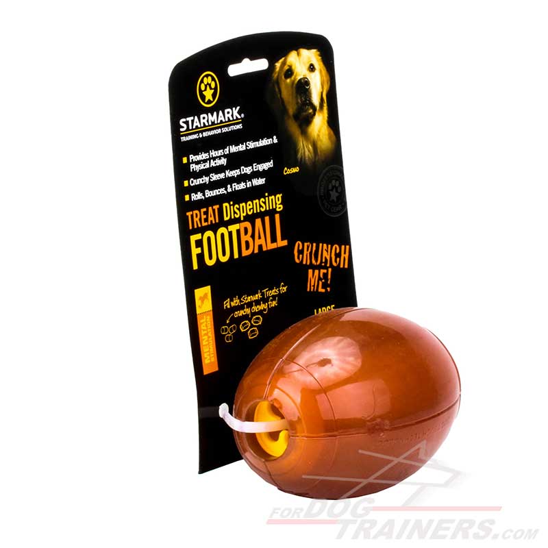 Starmark treat deals dispensing football