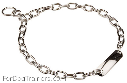 Fur Saver Dog Collar "Steel Chromium Plated" - 51521 (02)