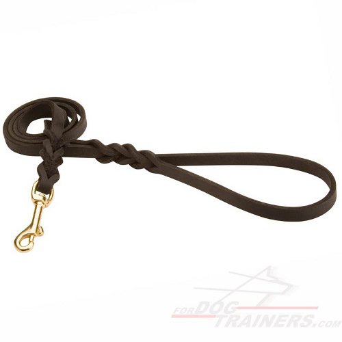 Durable Leather Dog Leash