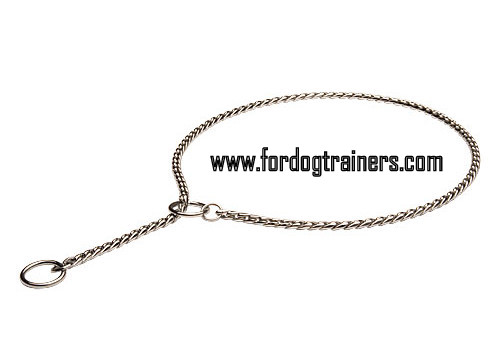 Snake Exclusive Design Choke dog collar 1/5 inch (5 mm) - 200.40.500