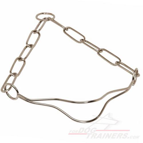 Quality Chrome Plated Show Dog Collar
