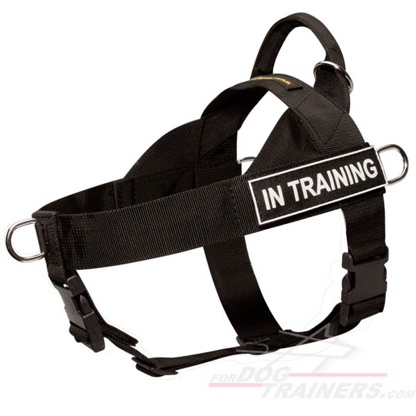 Super Light Nylon Canine Harness for Police Service