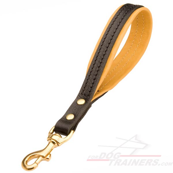 Exclusive leather  short leash